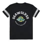 W Republic Men's Football Tee Shirt University Of Alaska Anchorage Seawolves 504-259