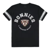 W Republic Men's Football Tee Shirt Saint Bonaventure University Bonnies 504-386