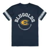 W Republic Men's Football Tee Shirt Wisconsin Eau Claire Blugolds 504-409