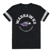 W Republic Men's Football Tee Shirt Wisconsin Whitewater Warhawks 504-414