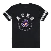 W Republic Men's Football Tee Shirt University Of Evansville Purple Aces 504-424