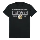 W Republic College Established Tee Shirt Unc Pembroke Braves 507-352