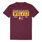 W Republic College Established Tee Shirt Northern State University Wolves 507-355
