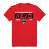 W Republic College Established Tee Shirt Western Oregon Wolves 507-406