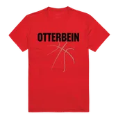 W Republic Basketball Tee Shirt Otterbein University Cardinals 510-361