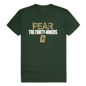 W Republic Fear College Tee Shirt North Carolina Charlotte 49Ers 518-194