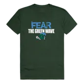 W Republic Fear College Tee Shirt Tulane Green Wave 518-198