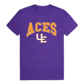 W Republic Athletic Tee Shirt University Of Evansville Purple Aces 527-424