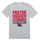 W Republic Workout Tee Shirt Miami Of Ohio Redhawks 530-131