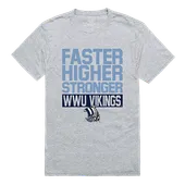 W Republic Workout Tee Shirt Western Washington Vikings 530-252