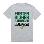 W Republic Workout Tee Shirt Northern Michigan Wildcats 530-357