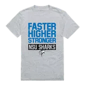 W Republic Workout Tee Shirt Nova Southeastern Sharks 530-358