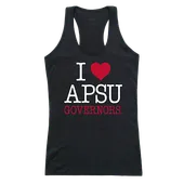 W Republic Women's I Love Tank Shirt Austin Peay State Governors 532-105