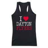 W Republic Women's I Love Tank Shirt Dayton Flyers 532-119