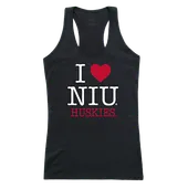 W Republic Women's I Love Tank Shirt Northern Illinois Huskies 532-142