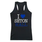 W Republic Women's I Love Tank Shirt Seton Hall Pirates 532-147