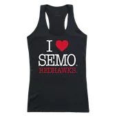 W Republic Women's I Love Tank Shirt Southeast Missouri State University Redhawks 532-149