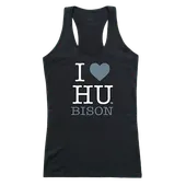 W Republic Women's I Love Tank Shirt Howard Bison 532-171