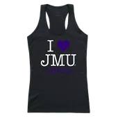 W Republic Women's I Love Tank Shirt James Madison Dukes 532-188