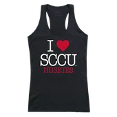 W Republic Women's I Love Tank Shirt Saint Cloud State Huskies 532-237
