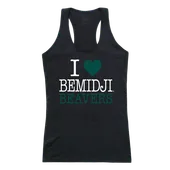 W Republic Women's I Love Tank Shirt Bemidji State Beavers 532-266