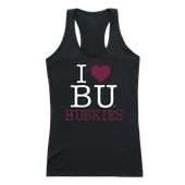 W Republic Women's I Love Tank Shirt Bloomsburg University Huskies 532-268