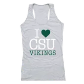 W Republic Women's I Love Tank Shirt Cleveland State University 532-282