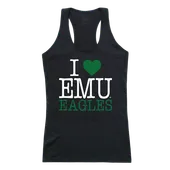 W Republic Women's I Love Tank Shirt Eastern Michigan Eagles 532-295