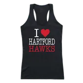 W Republic Women's I Love Tank Shirt University Of Hartford Hawks 532-310