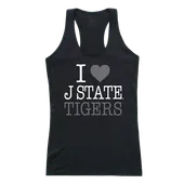 W Republic Women's I Love Tank Shirt Jackson State Tigers 532-317