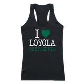 W Republic Women's I Love Tank Shirt Loyola Maryland Greyhounds 532-332