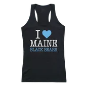 W Republic Women's I Love Tank Shirt Maine Black Bears 532-334