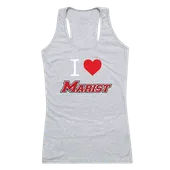 W Republic Women's I Love Tank Shirt Marist Red Foxes 532-335