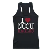 W Republic Women's I Love Tank Shirt North Carolina Central Eagles 532-353