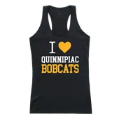 W Republic Women's I Love Tank Shirt Quinnipiac Bobcats 532-365