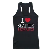 W Republic Women's I Love Tank Shirt Seattle University Redhawks 532-378