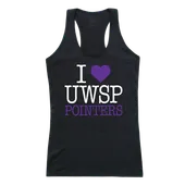 W Republic Women's I Love Tank Shirt Wisconsin Stevens Point Pointers 532-412