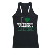 W Republic Women's I Love Tank Shirt Wright State University Raiders 532-416