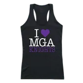 W Republic Women's I Love Tank Shirt Middle Georgia State Knights 532-420