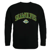 W Republic Campus Crewneck Sweatshirt University Of Alaska Anchorage Seawolves 541-259