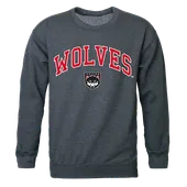 W Republic Campus Crewneck Sweatshirt Western Oregon Wolves 541-406