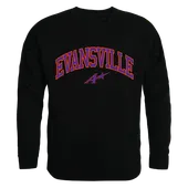 W Republic Campus Crewneck Sweatshirt University Of Evansville Purple Aces 541-424