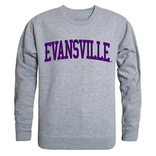 W Republic Game Day Crewneck Sweatshirt University Of Evansville Purple Aces 543-424