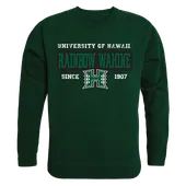 W Republic Established Crewneck Sweatshirt Hawaii Warriors 544-122