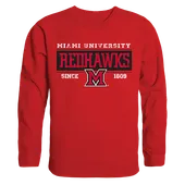 W Republic Established Crewneck Sweatshirt Miami Of Ohio Redhawks 544-131