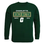 W Republic Established Crewneck Sweatshirt North Carolina Charlotte 49Ers 544-194