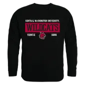 W Republic Established Crewneck Sweatshirt Central Washington Wildcats 544-213