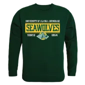 W Republic Established Crewneck Sweatshirt University Of Alaska Anchorage Seawolves 544-259