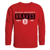 W Republic Established Crewneck Sweatshirt Bradley Braves 544-270