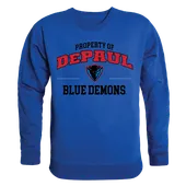 W Republic Property Of Crewneck Sweatshirt Depaul Blue Demons 545-121